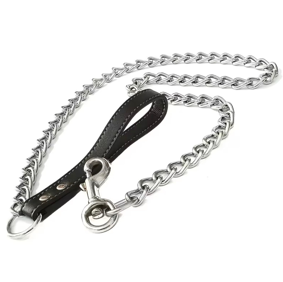 Metal chain dog leash